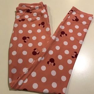 Lularoe Disney Polka Dot Leggings